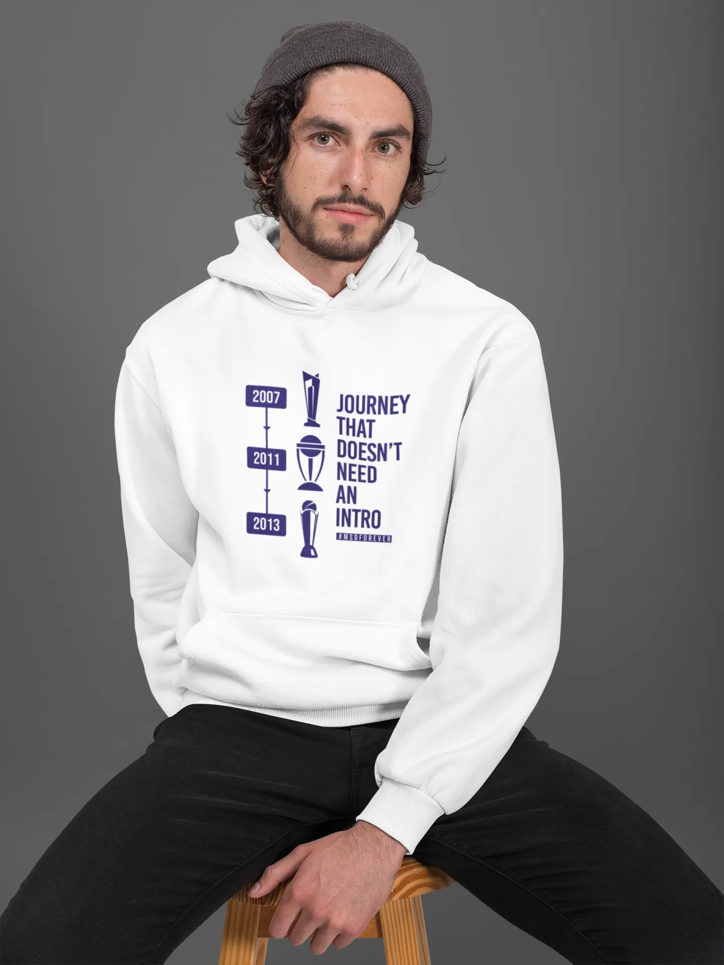 MSD Journey Unisex Hoodie Navy Blue