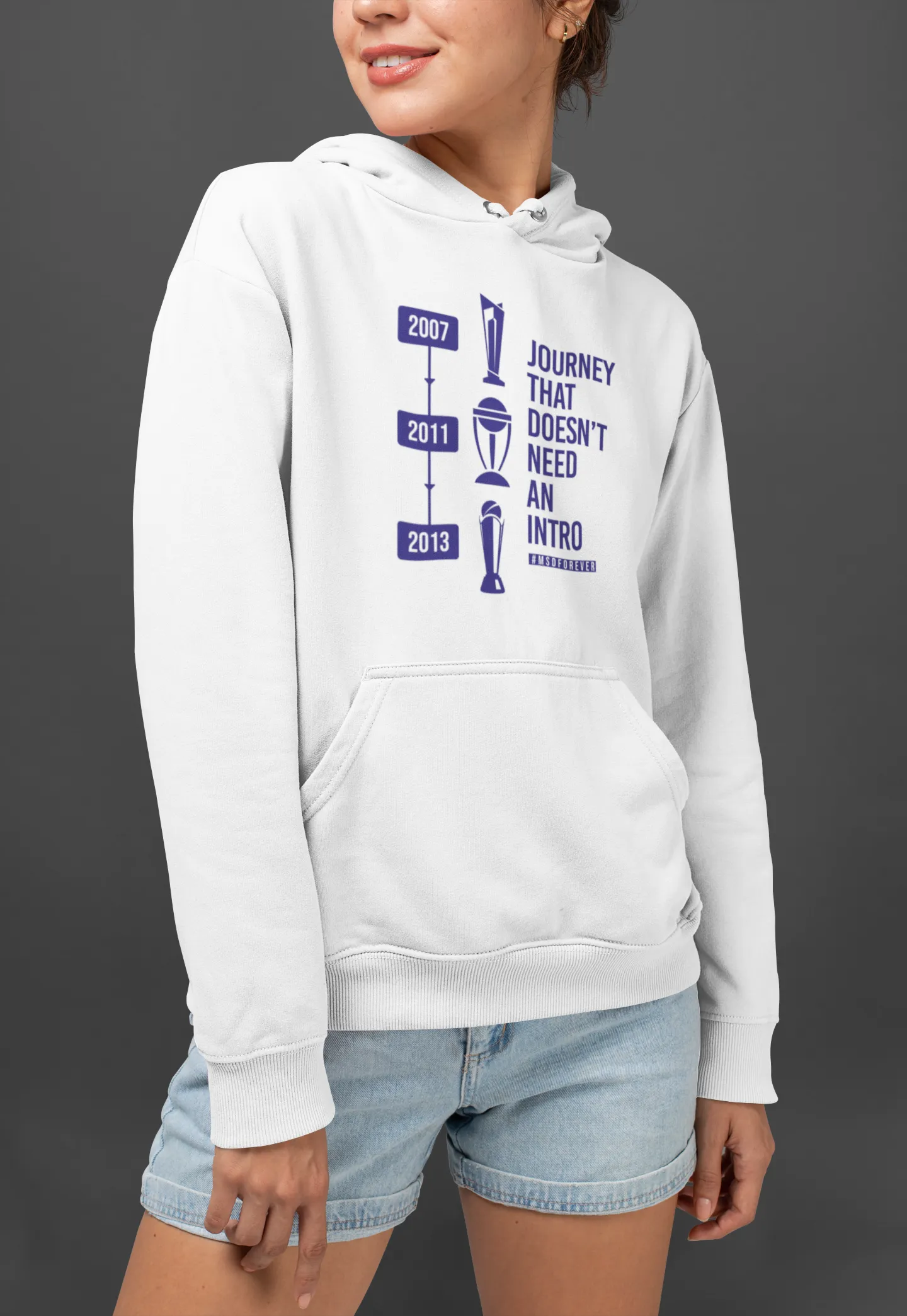 MSD Journey Unisex Hoodie Navy Blue