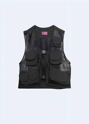 Multiple Pocket Vest with Net