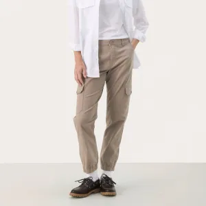 Part Two SevensPW Cargo trousers In Desert Taupe