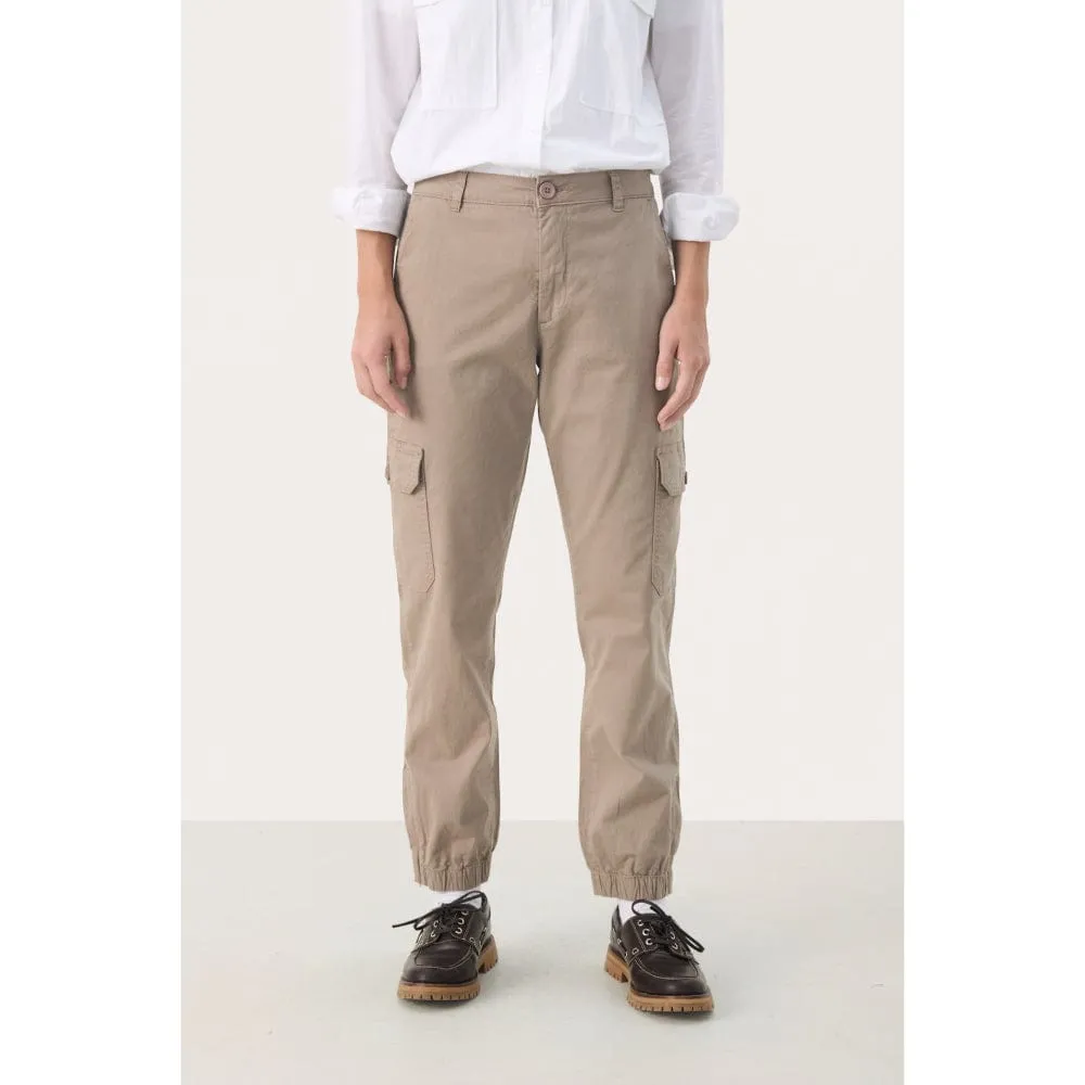 Part Two SevensPW Cargo trousers In Desert Taupe