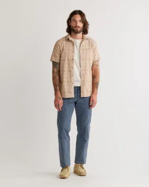 Pendleton Woolen Mills Short Sleeve Deacon Chambray Raptor Peak Shirt in Bronze