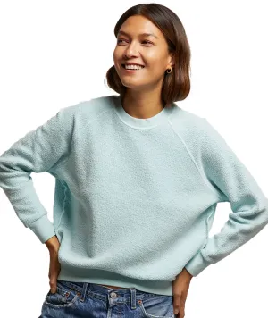 Perfect White Tee Women Ziggy Inside Out Fleece Sweatshirt