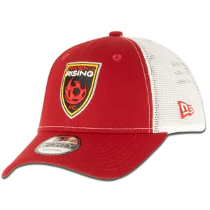 Phoenix Rising New Era Shield 9FORTY Trucker Adjustable Hat - Red