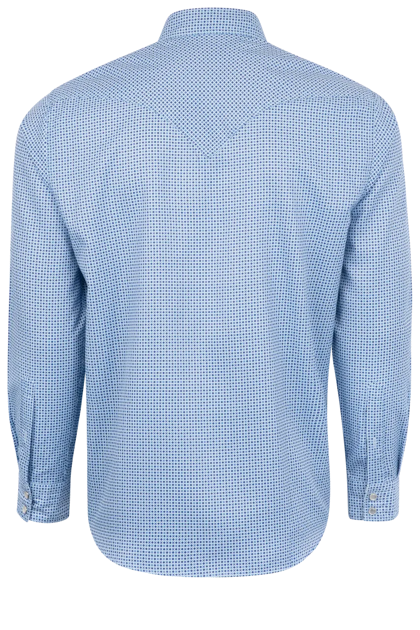 Pinto Ranch YY Collection Foulard Snap Front Shirt - Blue