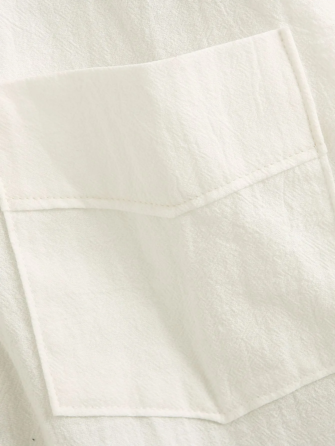 Plain Button Front Half Sleeve Collar Regular Plus Size Blouse
