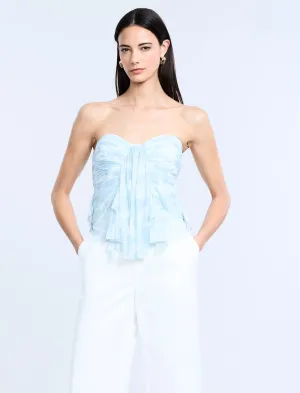 Printed Mesh Corset