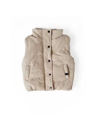 Puffer Vest - Sand by Little Bipsy