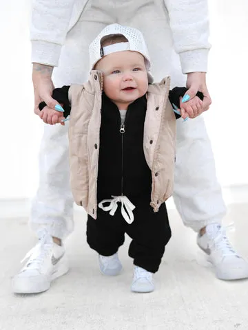 Puffer Vest - Sand by Little Bipsy