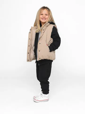 Puffer Vest - Sand by Little Bipsy