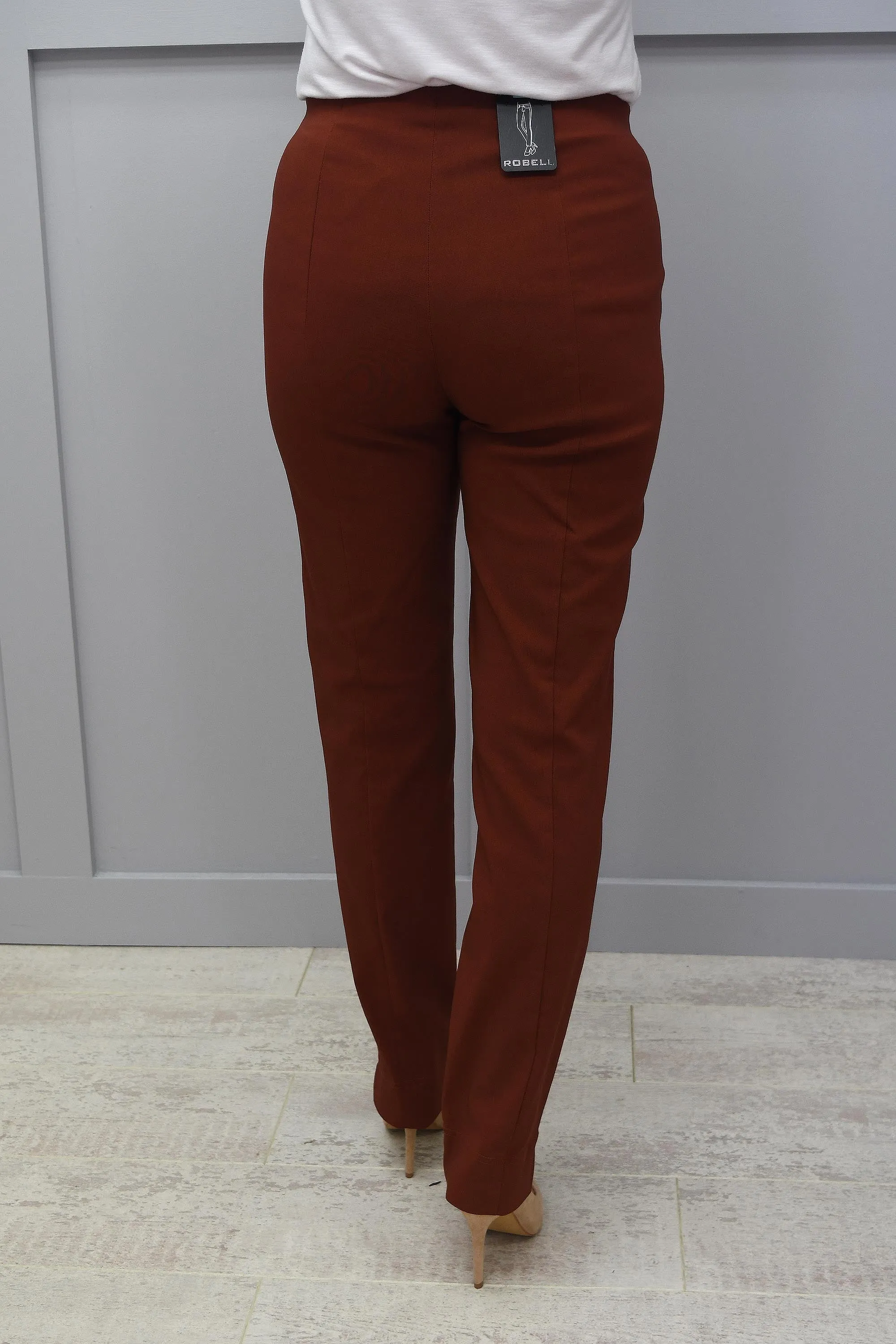 Robell Marie Full Length Trousers Copper 290 - 51412 5499 290