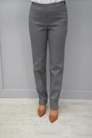 Robell Marie Full Length Trousers Ferguson Grey 96 - 51412 5499 960