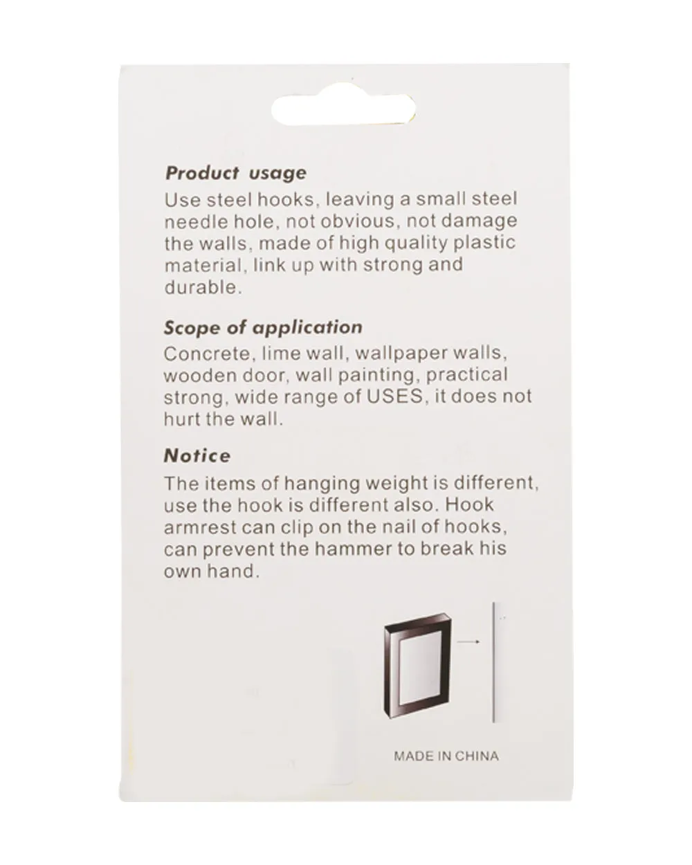 Robustline Coat Hook Plastic