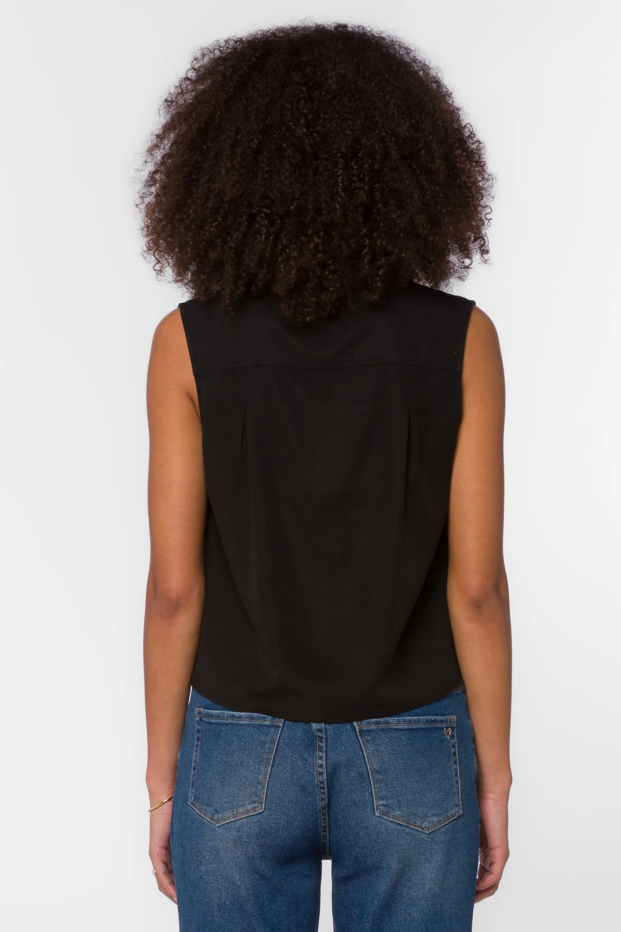 Rosana Black Tencel™ Shirt