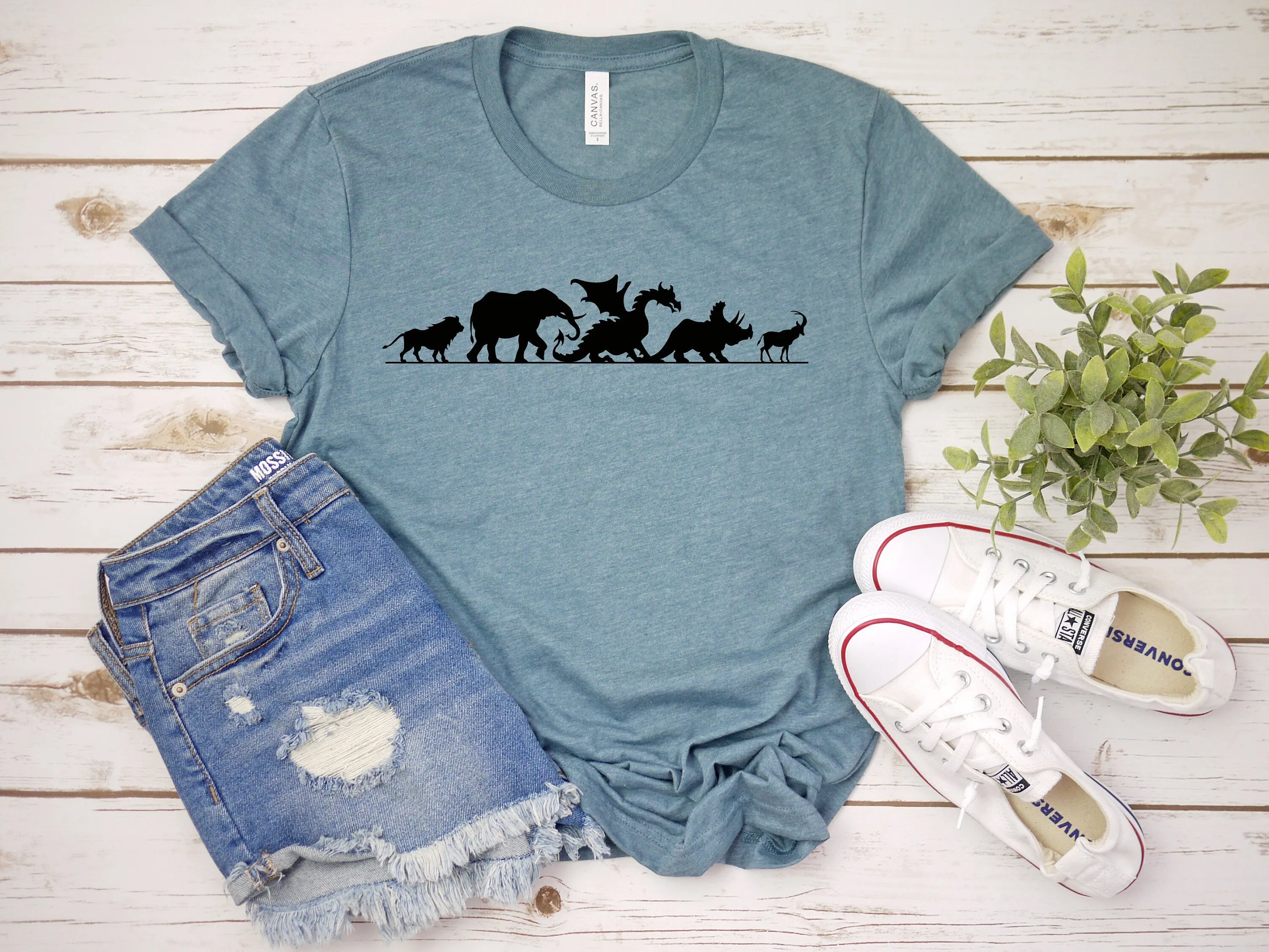 Safari Animals Adult T Shirt - Disney Trip Matching Shirts - Animal Kingdom Graphic Tee