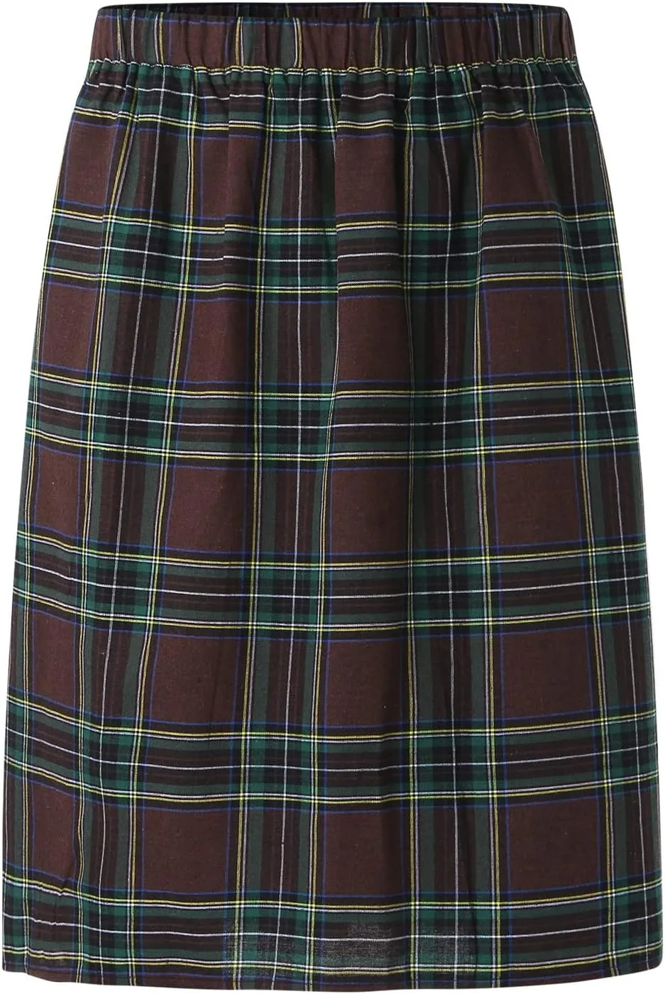 Scottish Tartan Kilt for Men Contrast Color Pocket Pleated Skirt Utility Hybrid Pleated Skirts Irish Kilts for Men