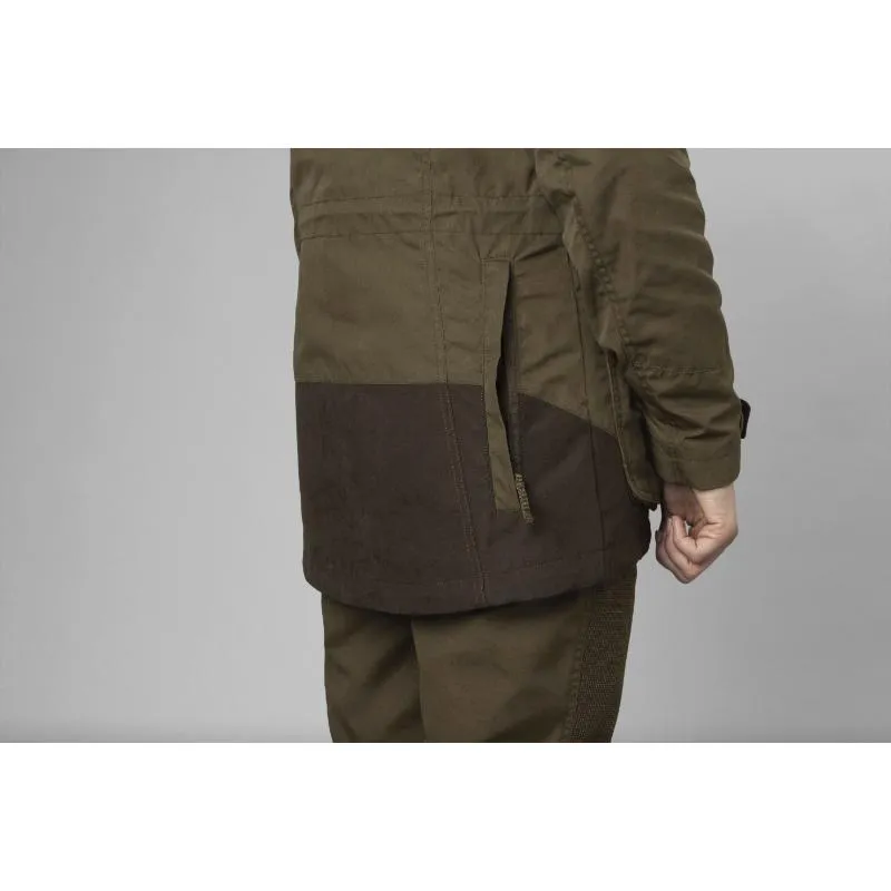 Seeland Key-Point Kora Ladies SEETEX Waterproof Jacket - Pine Green/Grizzly Brown