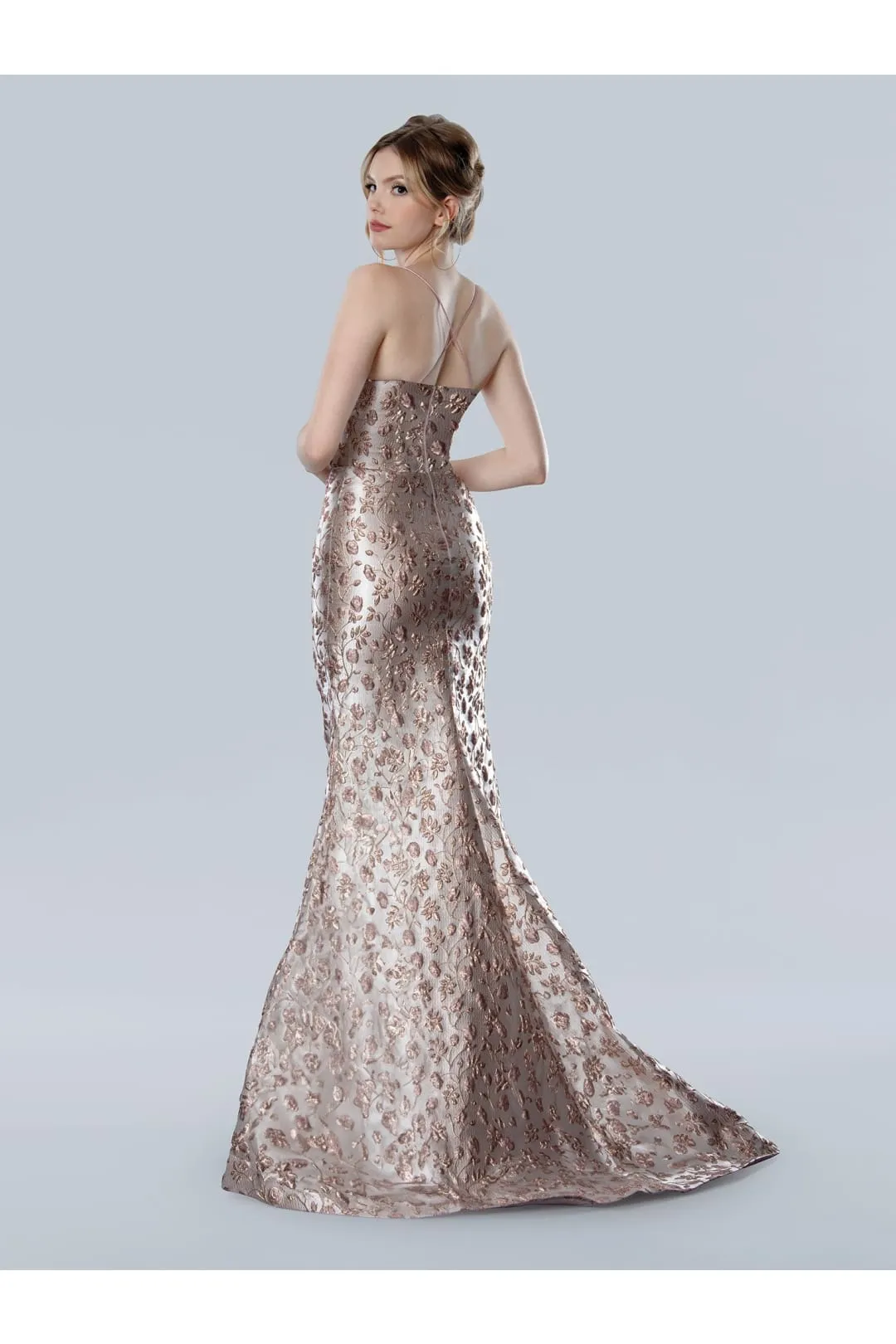 Stella Couture 25328 Fitted Long Formal Mermaid Evening Prom Dress