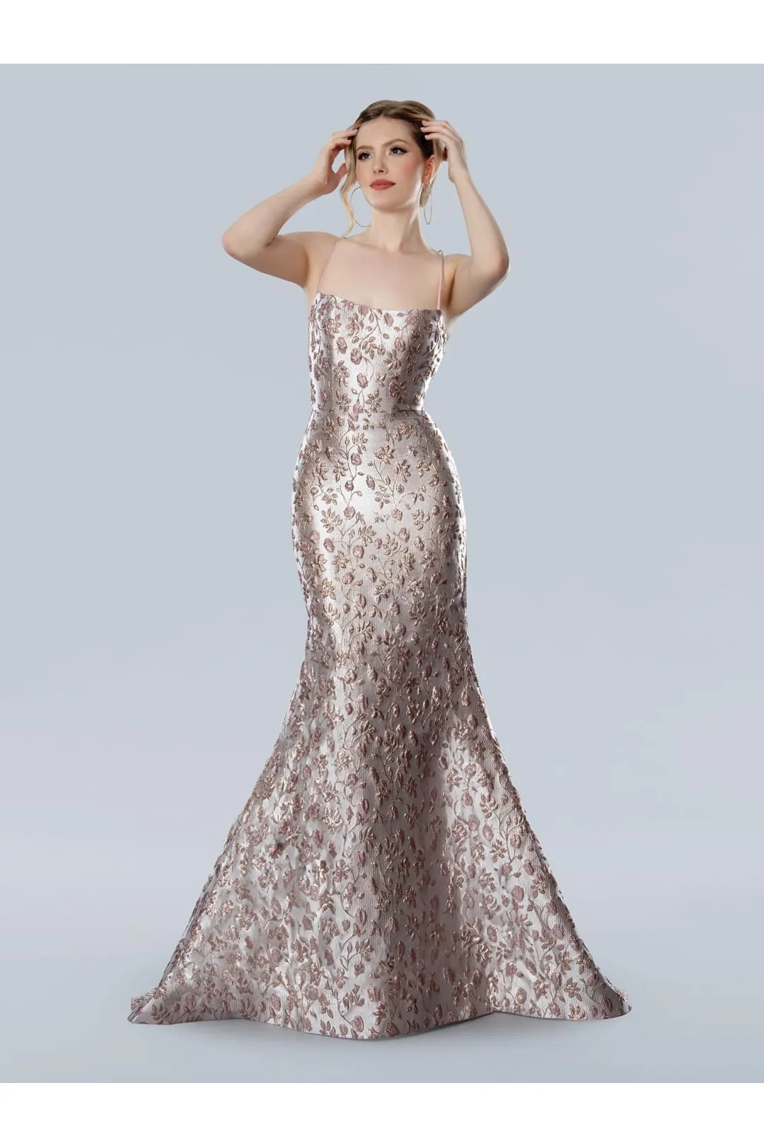 Stella Couture 25328 Fitted Long Formal Mermaid Evening Prom Dress