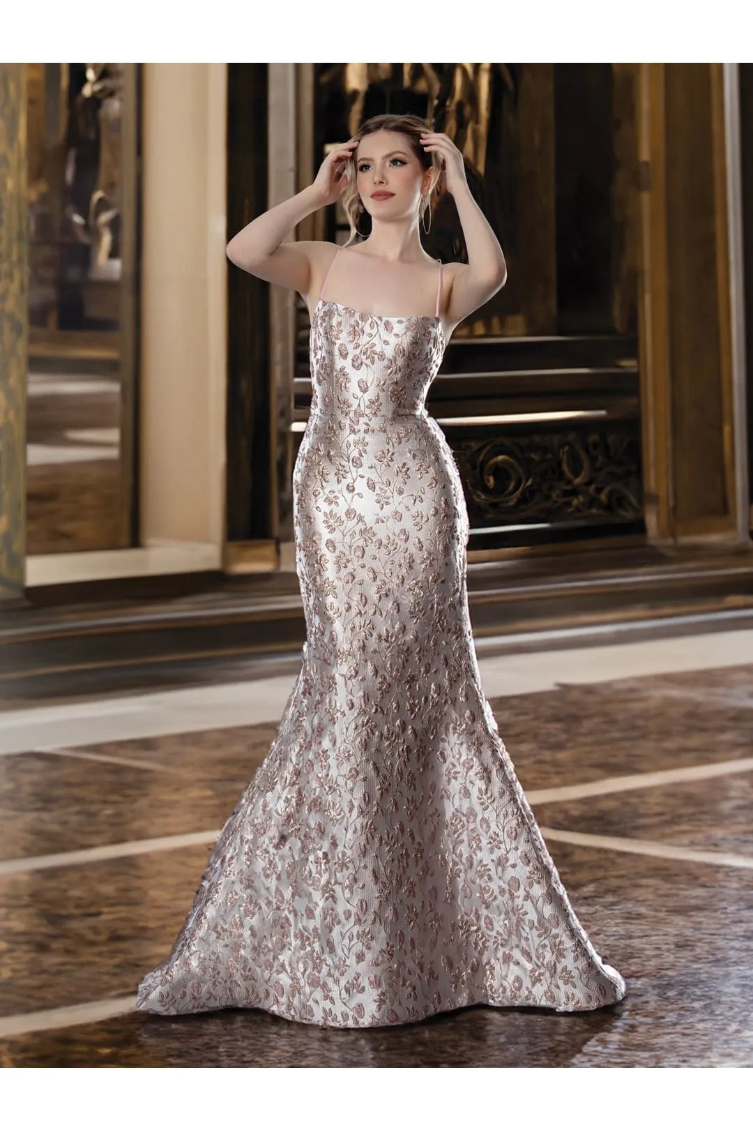 Stella Couture 25328 Fitted Long Formal Mermaid Evening Prom Dress