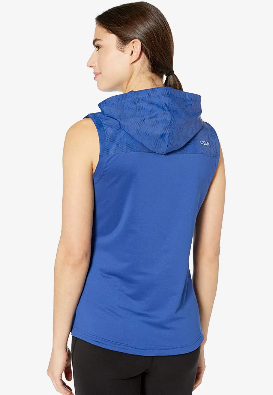 Swish Camo Printed Half Zip Pullover Vest
