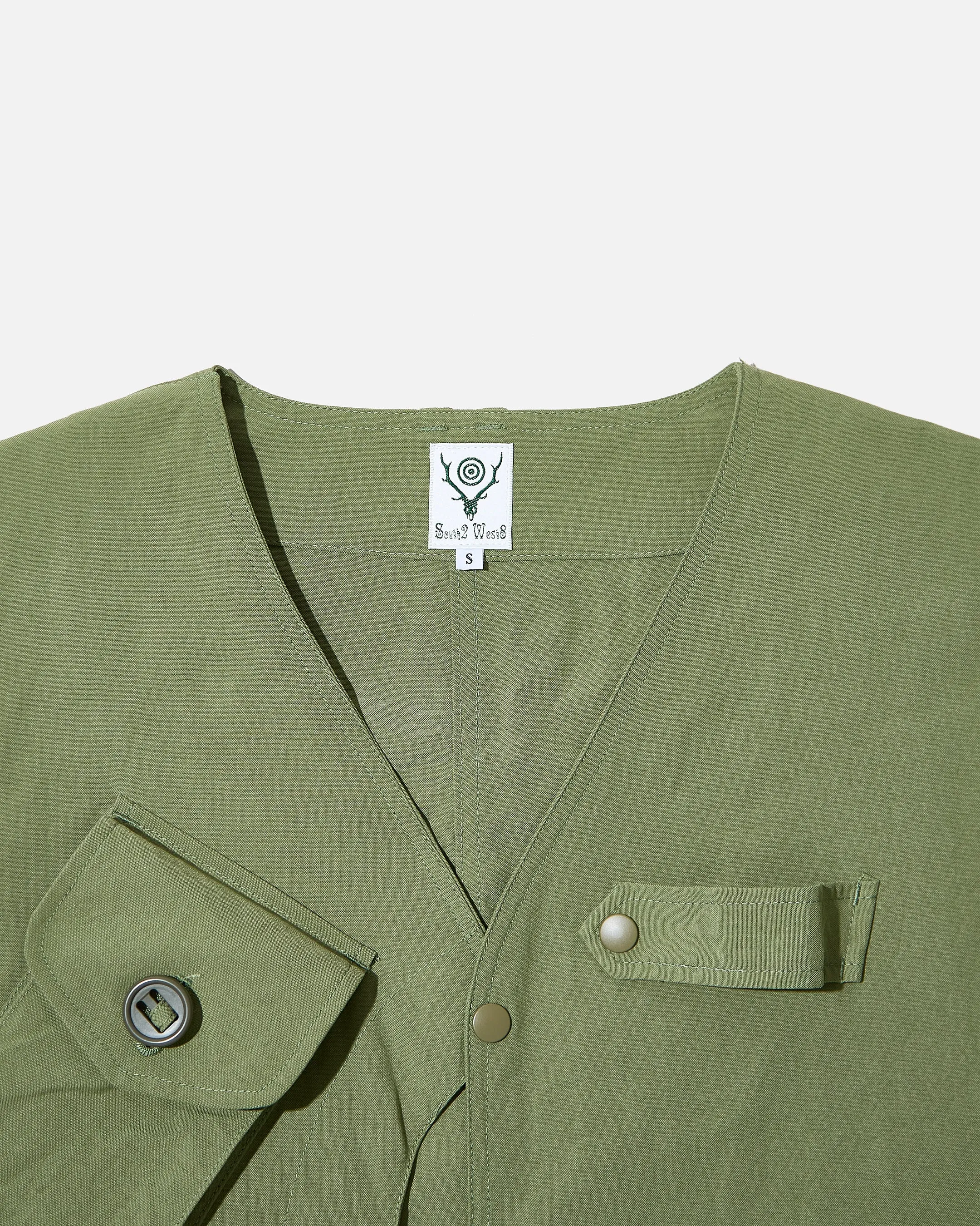 Tenkara Vest Nylon Oxford - Lt. Olive