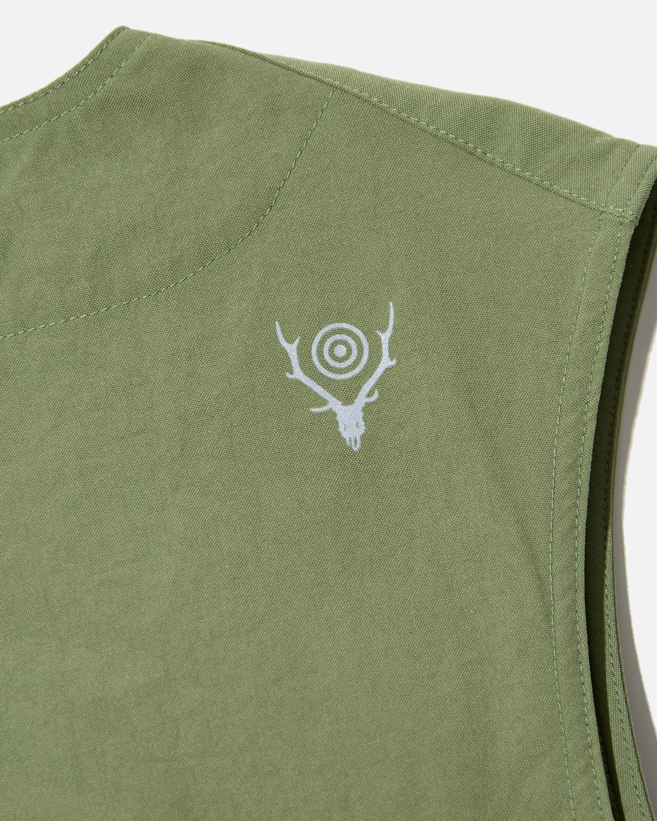 Tenkara Vest Nylon Oxford - Lt. Olive