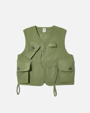 Tenkara Vest Nylon Oxford - Lt. Olive