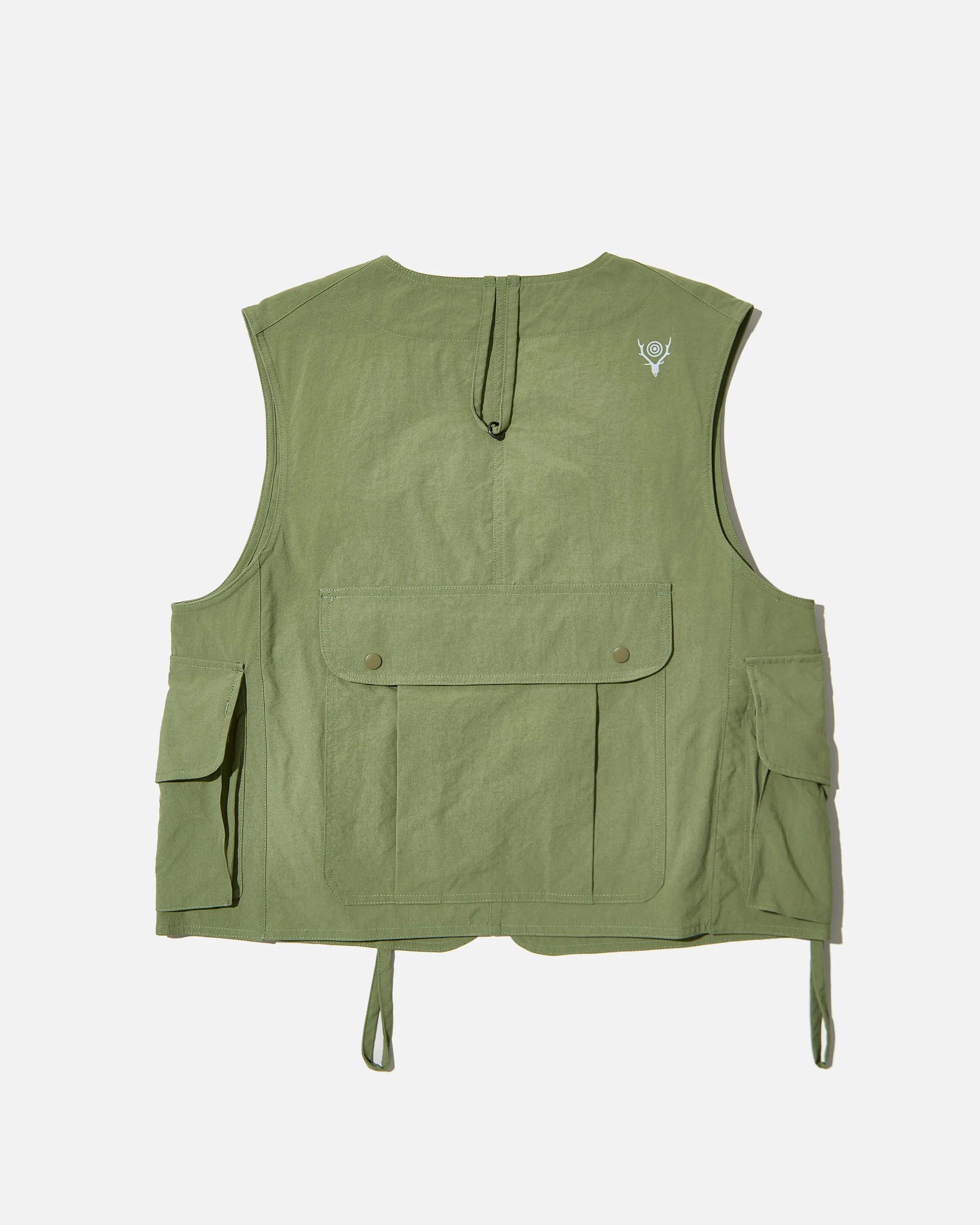 Tenkara Vest Nylon Oxford - Lt. Olive