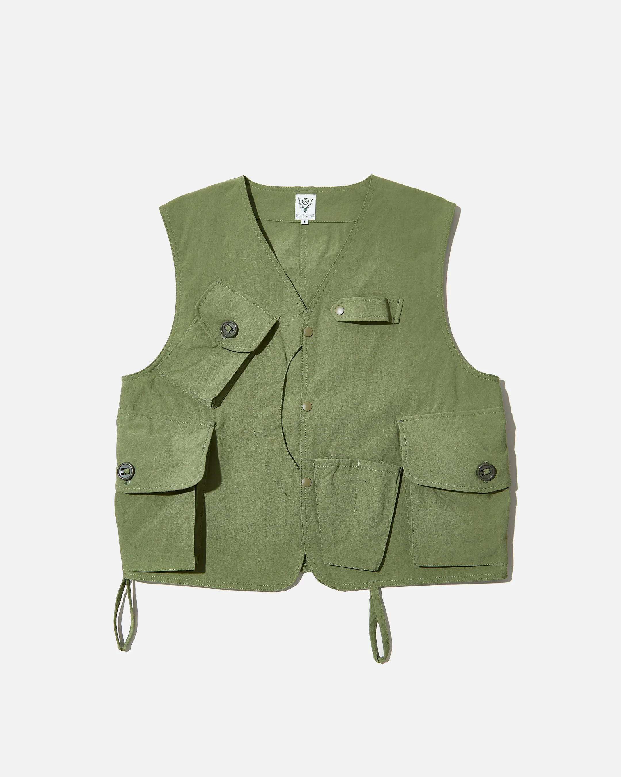 Tenkara Vest Nylon Oxford - Lt. Olive