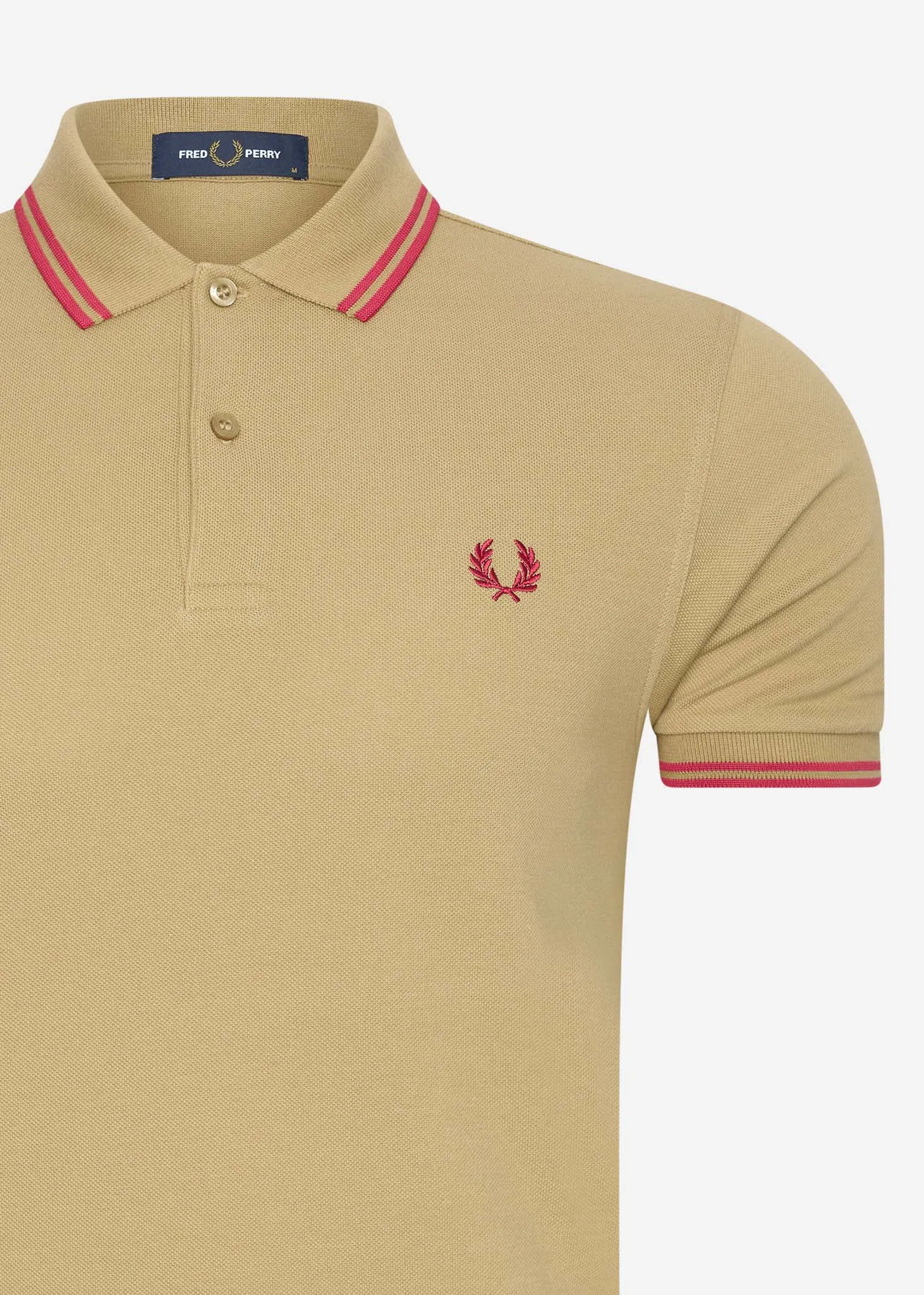 Twin tipped polo - warm stone blood