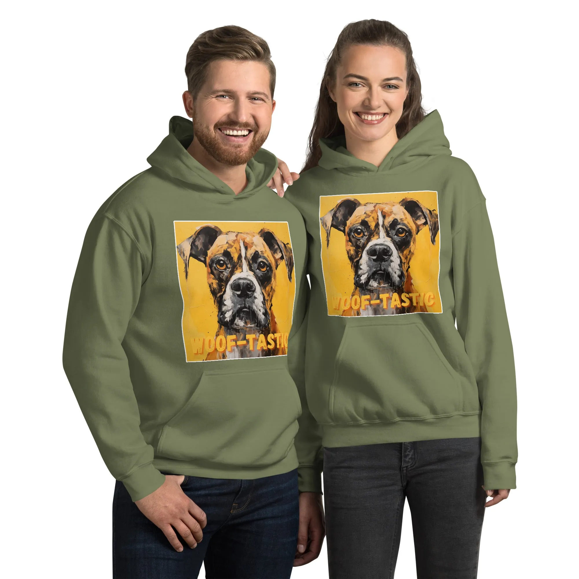 Unisex Hoodie Woof-tastic Boxer