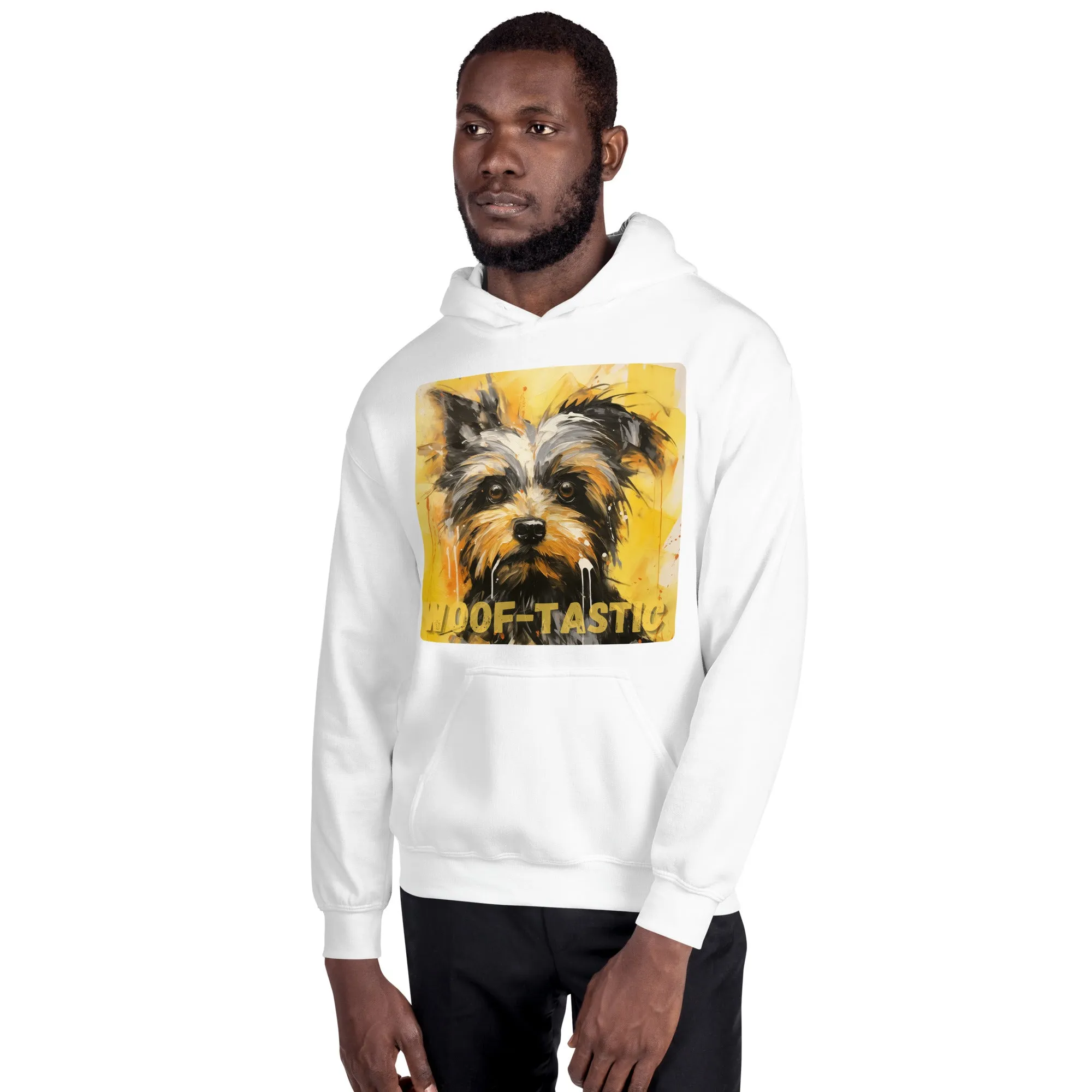 Unisex Hoodie, Woof-tastic Yorkshire Terrier