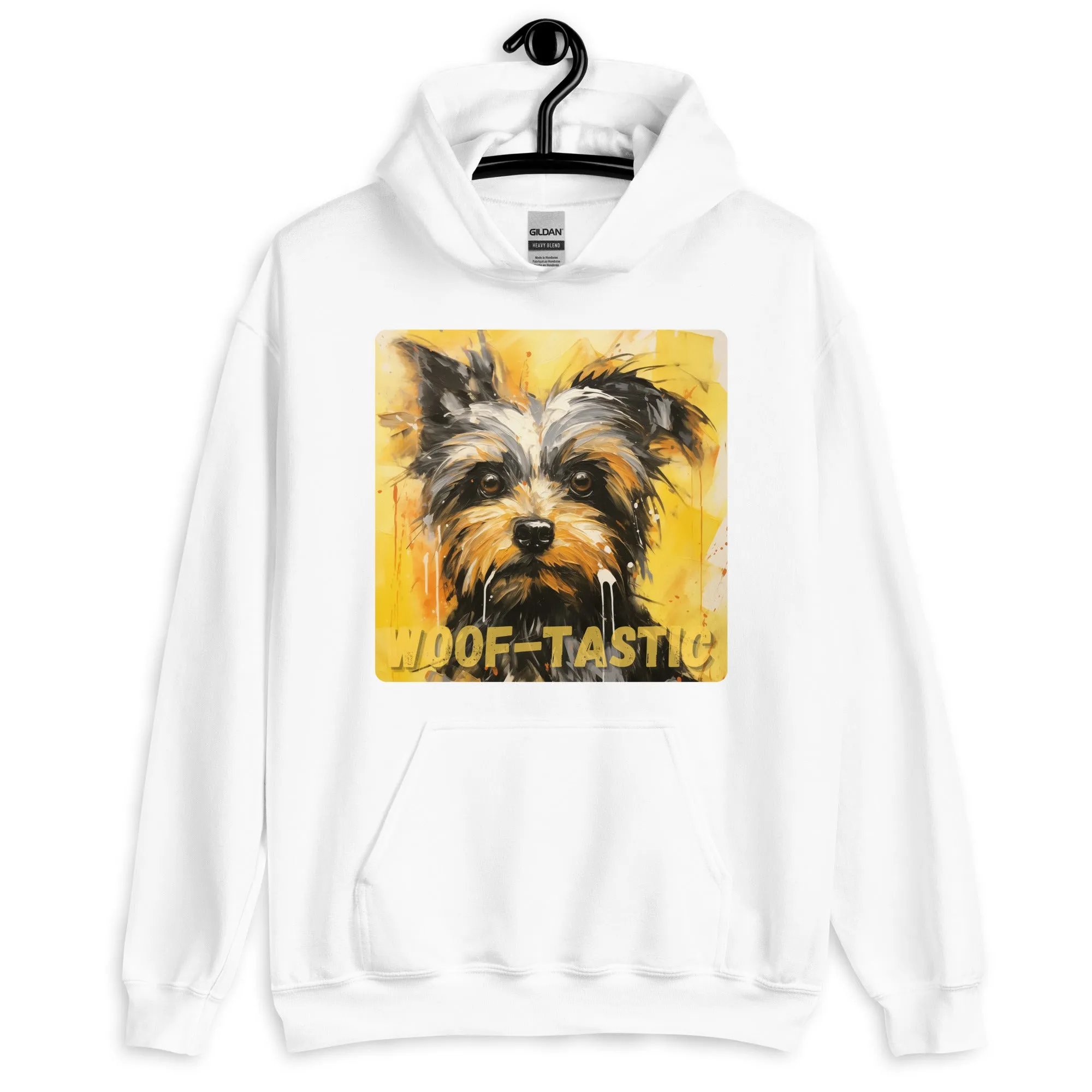 Unisex Hoodie, Woof-tastic Yorkshire Terrier
