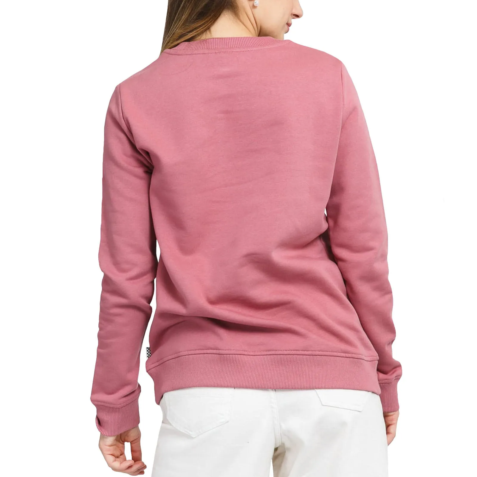 Vans Womens Classic V Crew Neck Sweatshirt - Rose