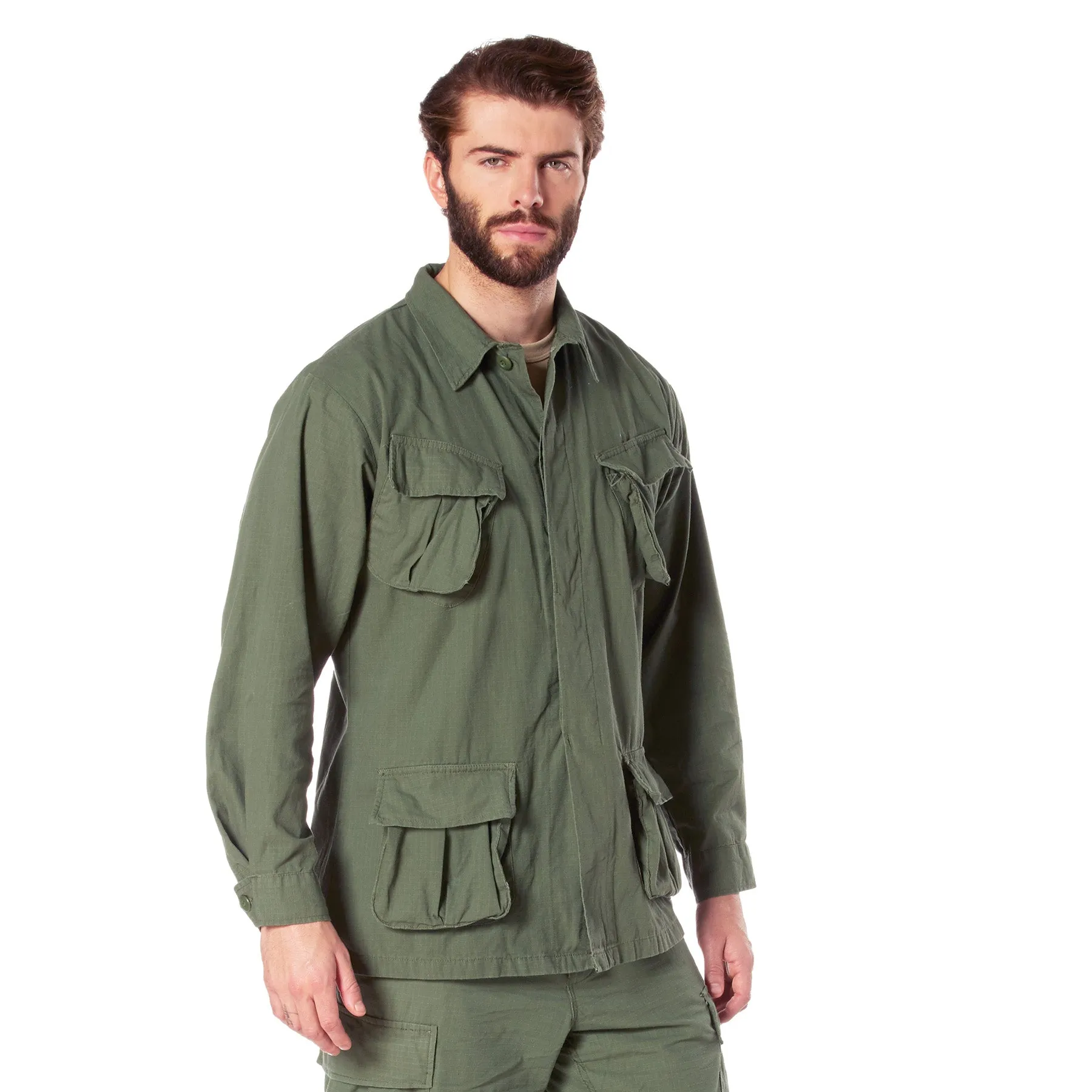 [Vintage Vietnam Era] Rip-Stop Fatigue BDU Shirts