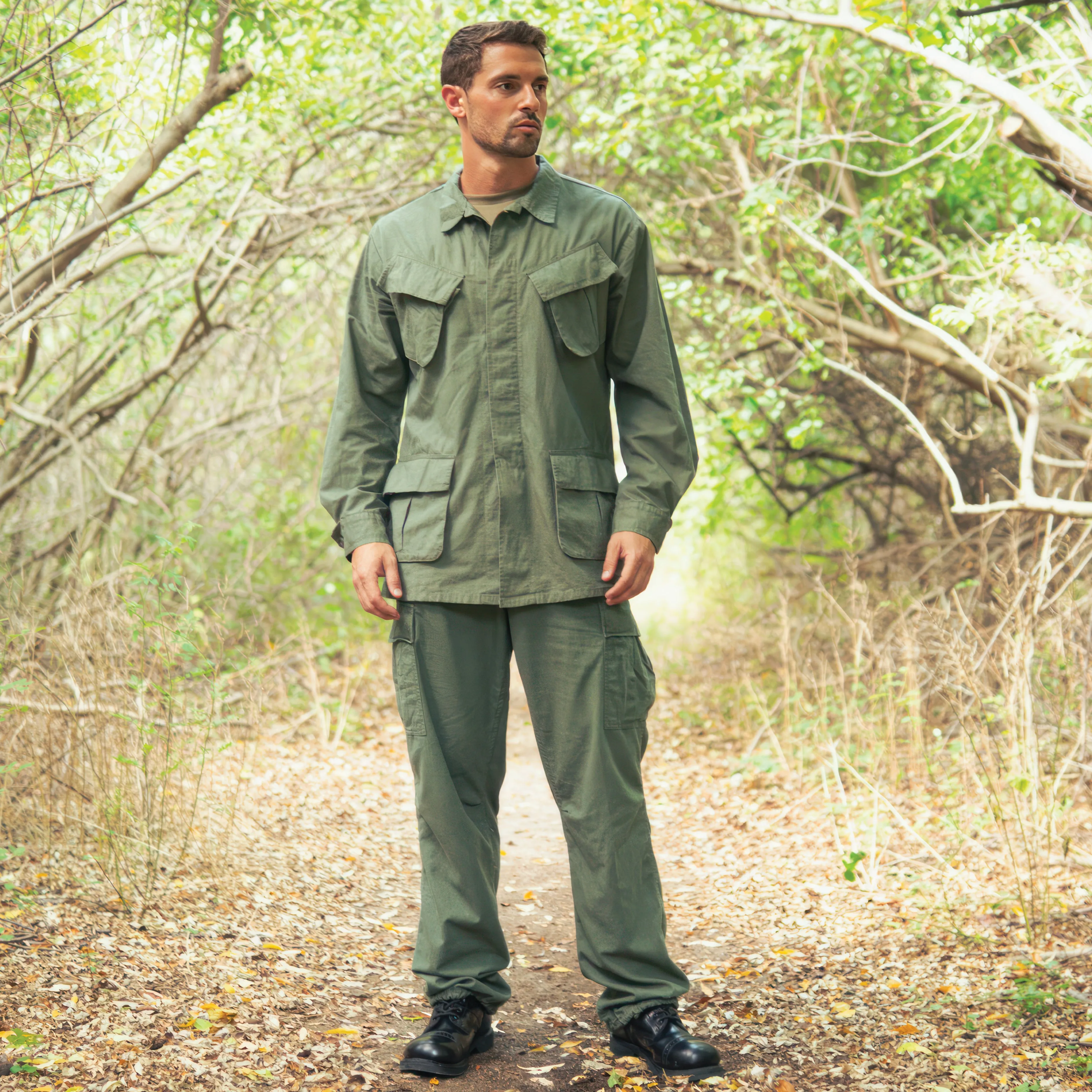 [Vintage Vietnam Era] Rip-Stop Fatigue BDU Shirts