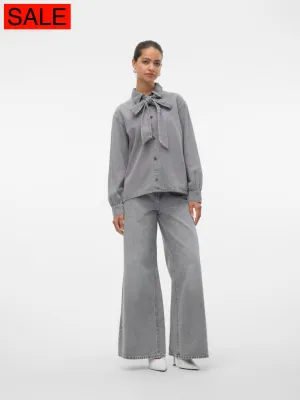 VMPAIGE LS BOW DNM SHIRT GU216