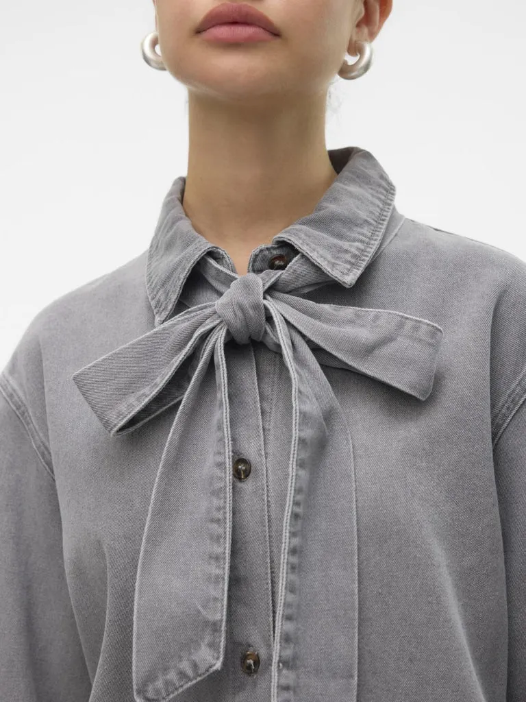 VMPAIGE LS BOW DNM SHIRT GU216