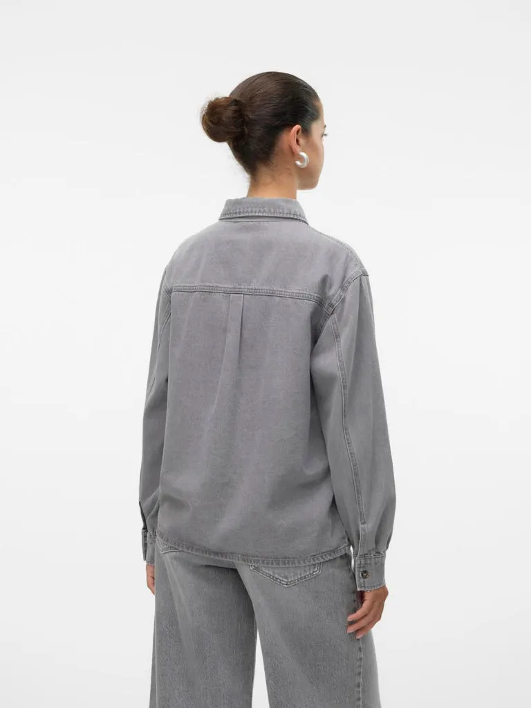 VMPAIGE LS BOW DNM SHIRT GU216
