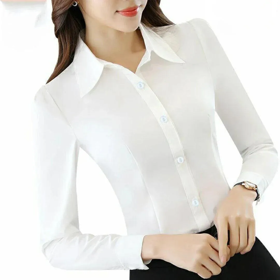 White Chiffon Blouse: Stylish Office Attire for Modern Women
