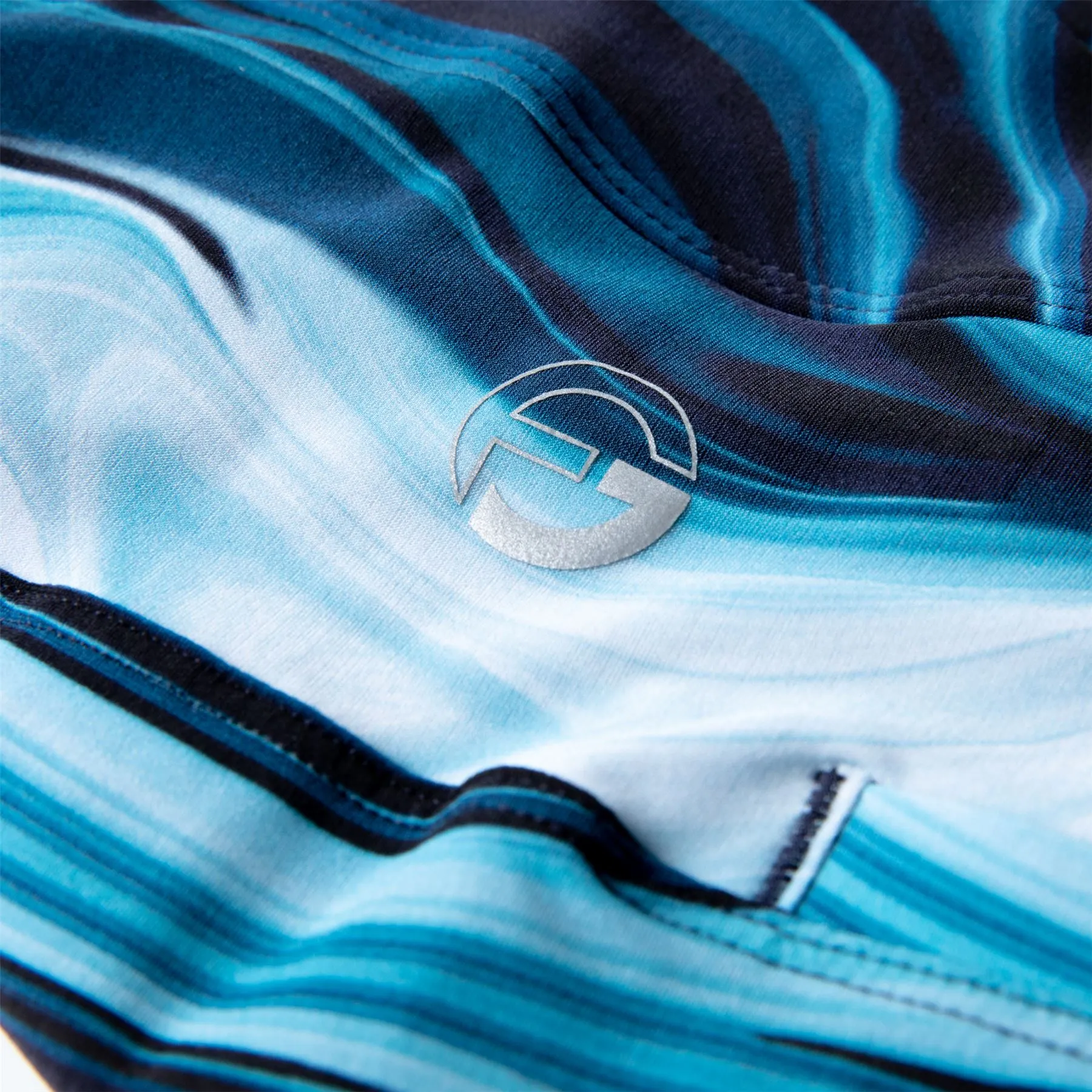 Womens Bonded Skirt Blue Marble - SS23