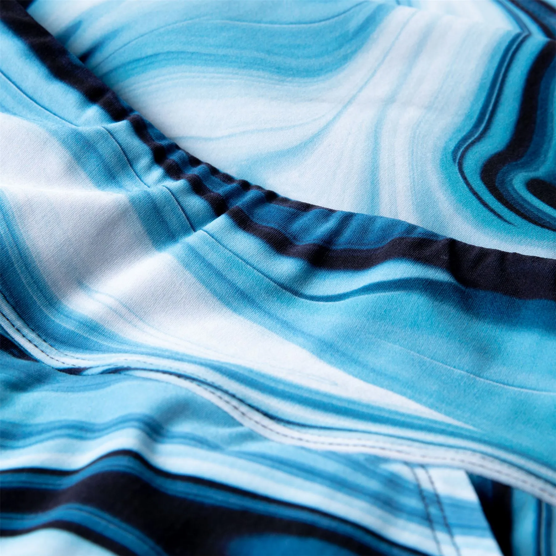 Womens Bonded Skirt Blue Marble - SS23