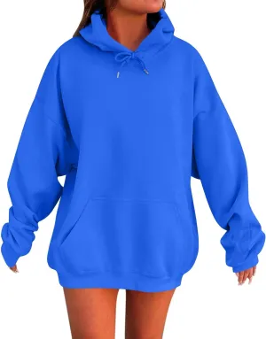 Womens Oversized Hoodies Winter Solid Cute Sweatshirts 2024 Fashion Cozy Plain Trendy Hoodie