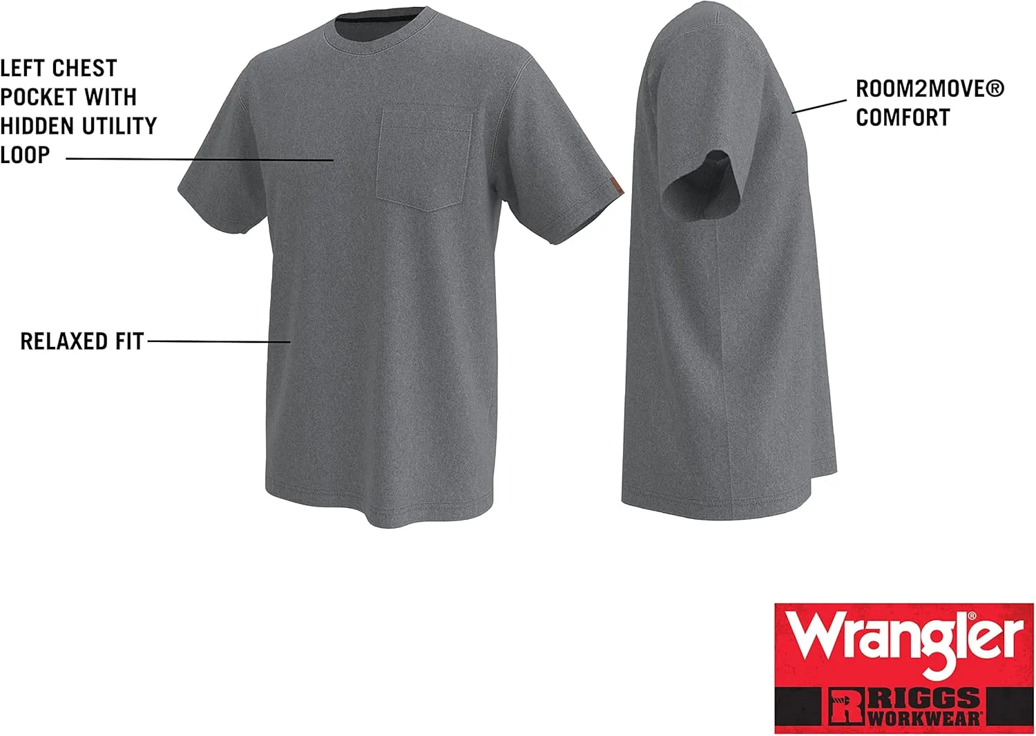 Wrangler Men's Riggs Workwear Pocket T-Shirt