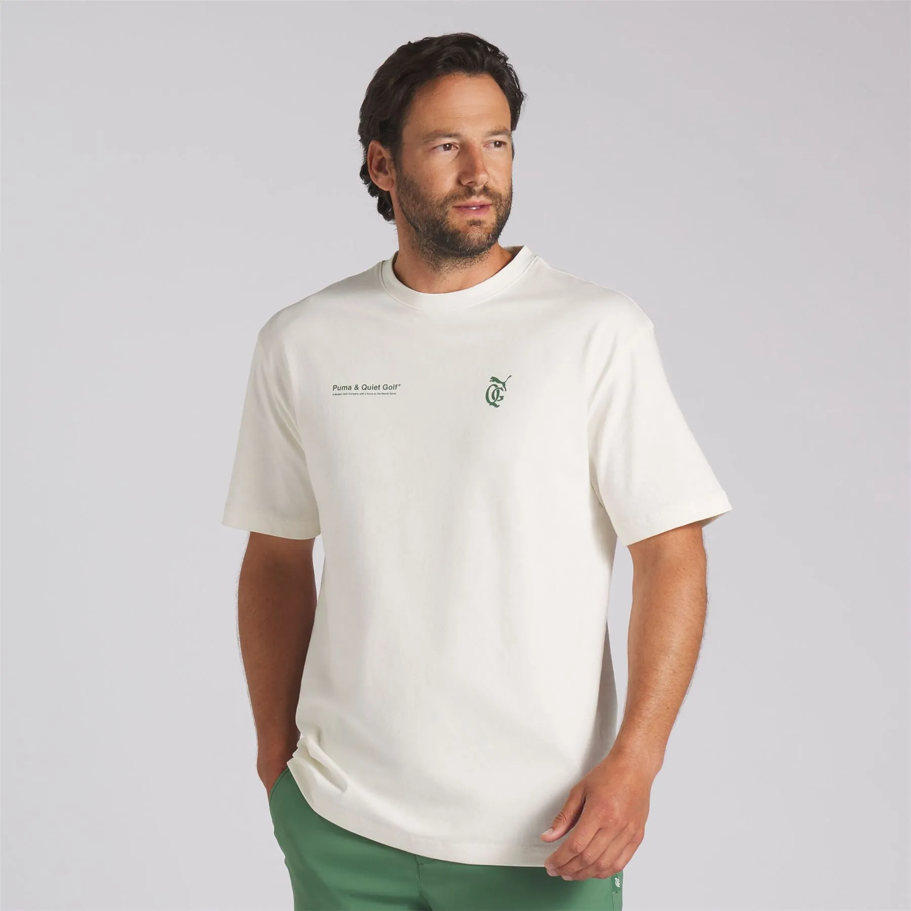 X QGC Modern Graphic Tee Warm White - SS24